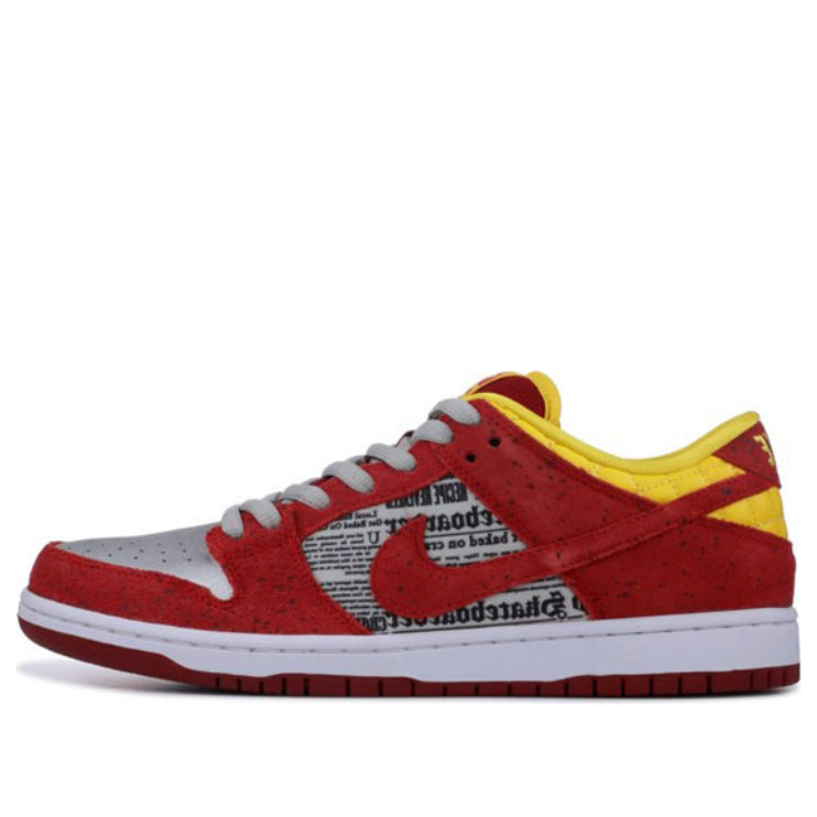 Nike SB Dunk Low Rukus Crawfish 'Red Goldsilver'  504750-660(S-BOX) Signature Shoe